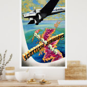Poster Schotland Vintage Revel Restaurated (Keuken)