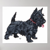 Poster Schotse Terrier (Voorkant)