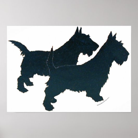 Poster Schotse Terrier (Voorkant)