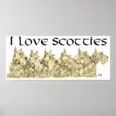 Poster Schotse Terrier (Voorkant)