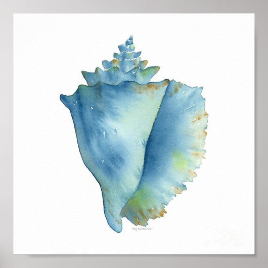 Poster - Sea Shell On The Sea Shore (Voorkant)
