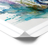 Poster - Seahorse Sealife Onder het Zee (Hoek)