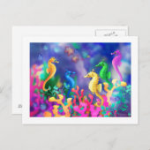 poster_seapaarden briefkaart (Voorkant / Achterkant)