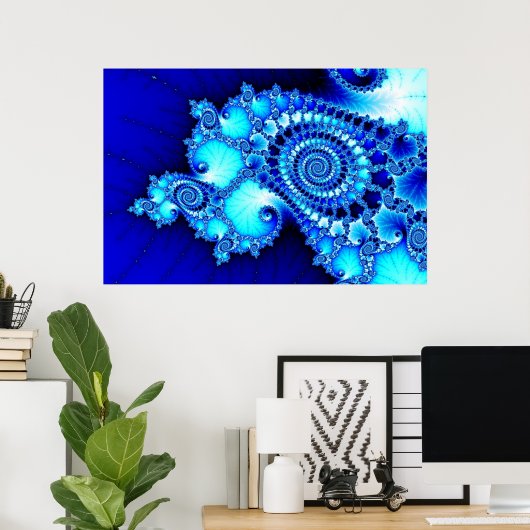 Poster Seashell (Thuiskantoor)