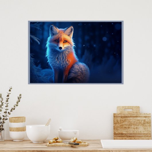 Poster Secrets of the Fox in the Woods (Keuken)