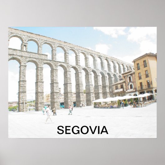 Poster Segovia-Spanje (Voorkant)