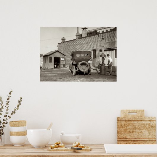 Poster servicestation (Keuken)