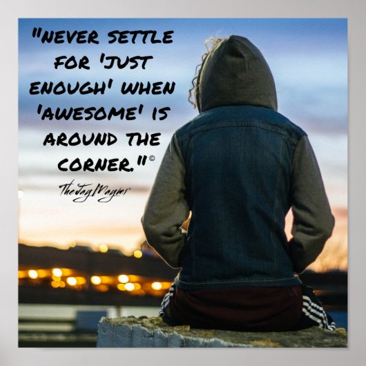 poster "Settle" (Voorkant)