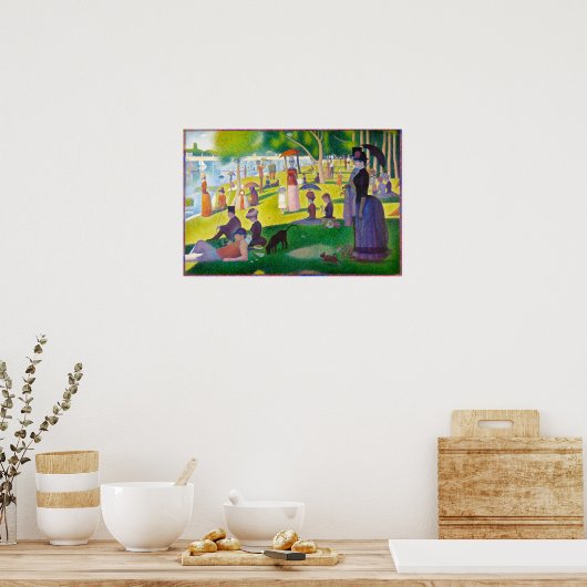 Poster Seurat La Grande Jatte (Keuken)