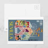 Poster Sevilla 1960 Briefkaart (Voorkant / Achterkant)