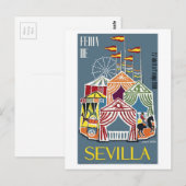 Poster Sevilla 1960 Briefkaart (Voorkant / Achterkant)