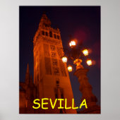 Poster Sevilla Catedral-Spanje (Voorkant)
