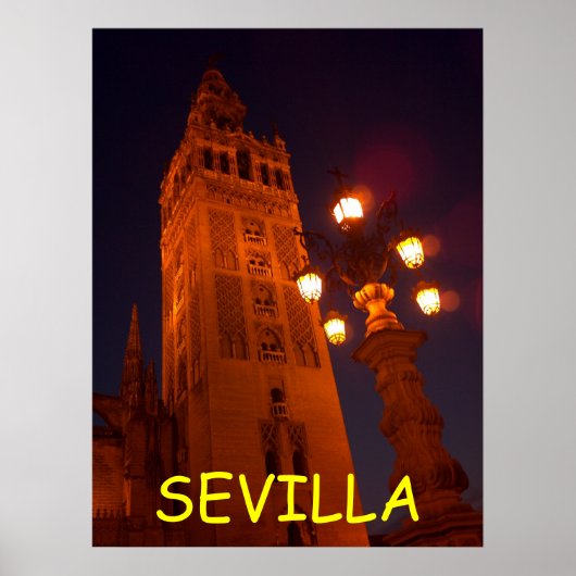 Poster Sevilla Catedral-Spanje (Voorkant)