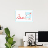 Poster: Sew-geavanceerd Poster (Thuiskantoor)