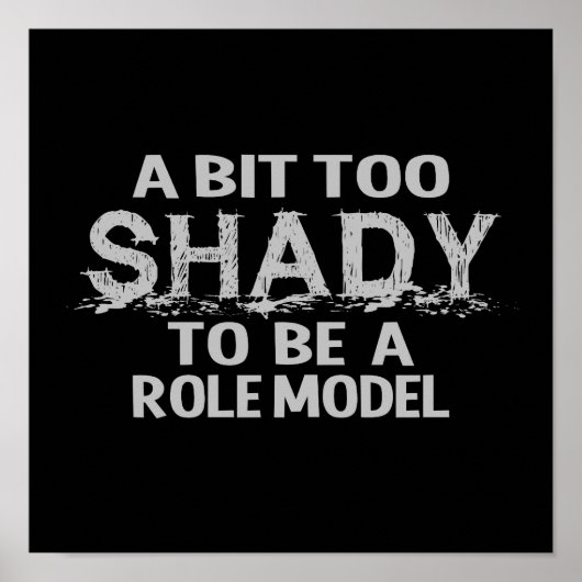 Poster Shady Role Model (Voorkant)