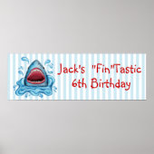Poster Shark Banner (Voorkant)