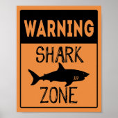 Poster Shark Zone (Voorkant)