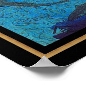 Poster  Sharks Kuniyoshi 1797-1861, Utagawa (Hoek)