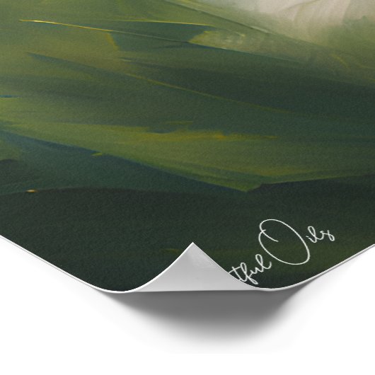 Poster | Siberische Husky Puppy | Olieverfstijl (Hoek)