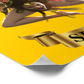 Poster Sicilië/Sicilië Medusa Trinacria (Hoek)