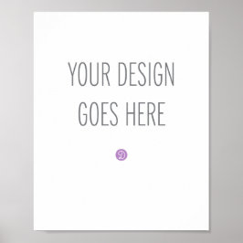 Poster Sign Afdrukken (8"x10")