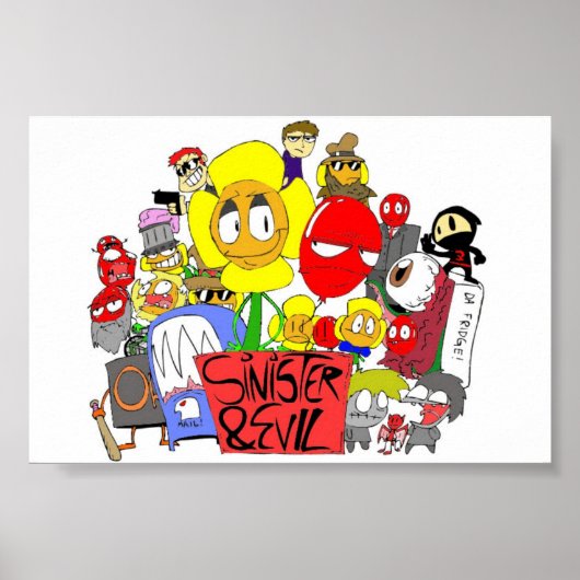 Poster Sinister & Evil Group (Voorkant)