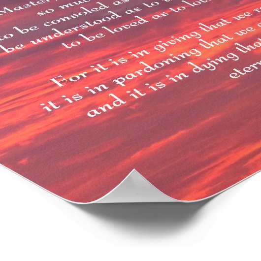 Poster Sint-Francis (Hoek)