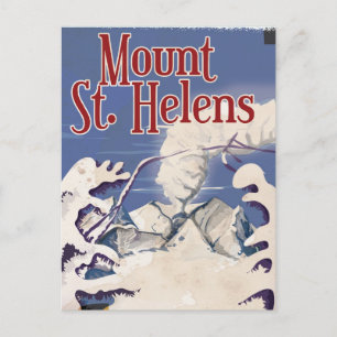 Poster Sint-Helens vintage Briefkaart
