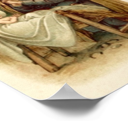 Poster: Sint-Joseph Nativiteit Poster (Hoek)