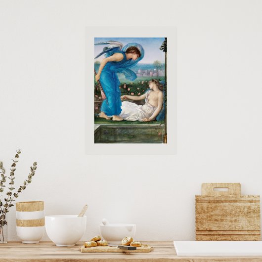 POSTER : SIR EDWARD BURNE-JONES : CUPID + PSYCHE (Keuken)