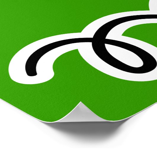  poster sjabloon (Hoek)