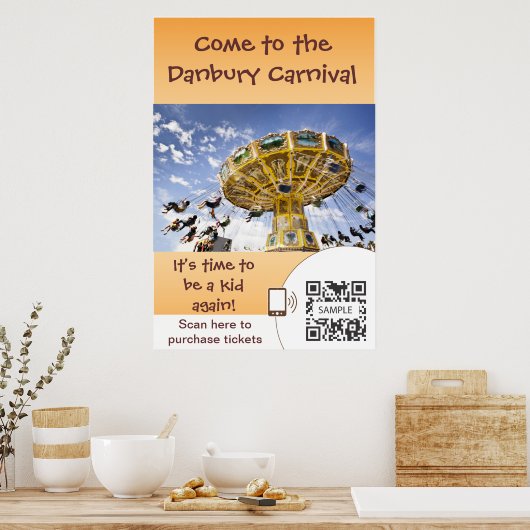 Poster Sjabloon Carnaval (Keuken)