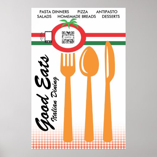 Poster Sjabloon Casual mijnbouw Italiaans (Voorkant)