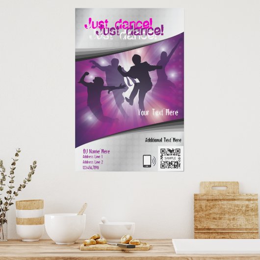 Poster Sjabloon Dance (Keuken)