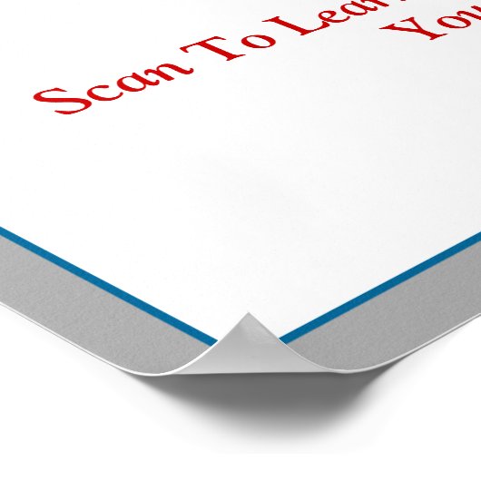 Poster Sjabloon-democraat Donkey (Hoek)