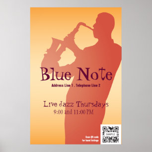 Poster Sjabloon Event Jazz Band