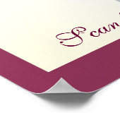 Poster sjabloon Fijne Franse keuken (Hoek)