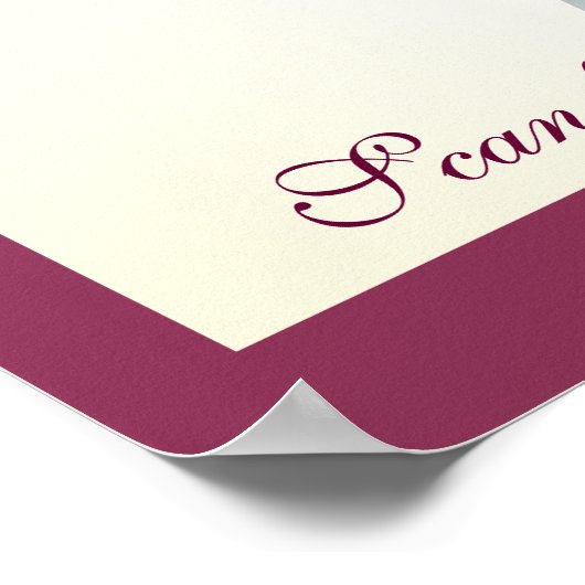 Poster Sjabloon Fine Dining French (Hoek)