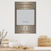 Poster Sjabloon Generisch Brown (Keuken)