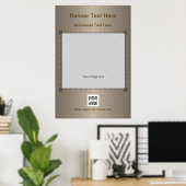 Poster Sjabloon Generisch Brown (Thuiskantoor)