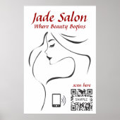 Poster Sjabloon Hair Salon (Voorkant)