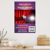Poster Sjabloon Magische Show (Keuken)