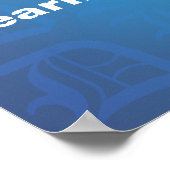 Poster Sjabloon online graden (Hoek)