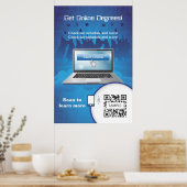 Poster Sjabloon online graden (Keuken)