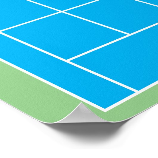 Poster sjabloon takenuitlijning (Hoek)