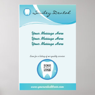 Poster Sjabloon tandheelkunde