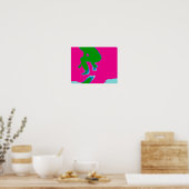 Poster Skater Pop Art (Keuken)