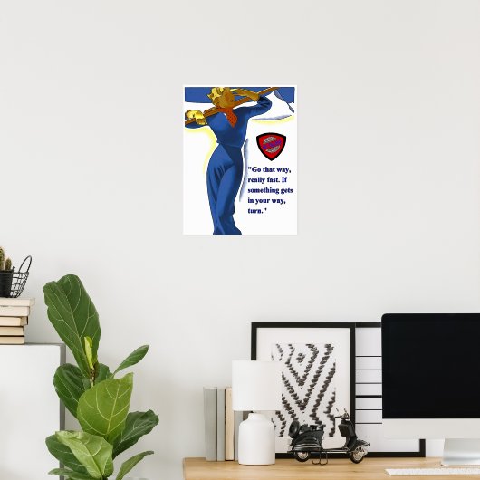 Poster Ski College (Thuiskantoor)