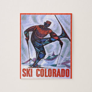  poster, Ski Colorado Legpuzzel