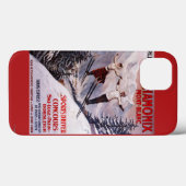 Poster Skiing Promotion Case-Mate iPhone Case (Achterkant (horizontaal))
